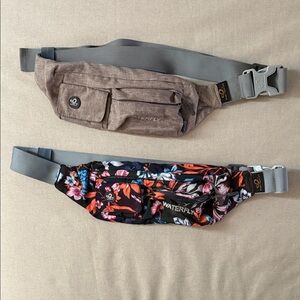 WATERFLY Fanny Pack slim belt bag (lot of 2)